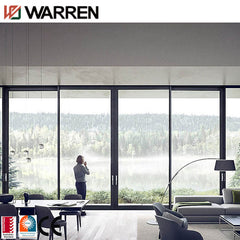 Design aluminum double tempered glass french door sliding door system