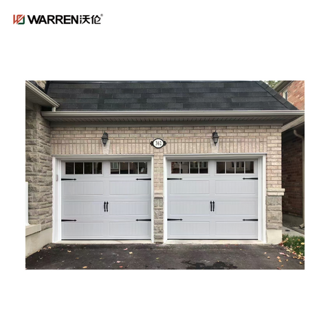 Warren 7x15 Small Glass Garage Door Black Double Doors With Window