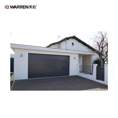 Warren 7x16 Garage Door Window Glass Black Double Garage Door