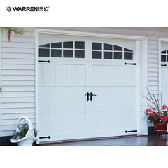 Warren 11x7 Black Double Car Garage Door Exterior Door For Sale