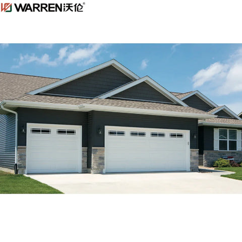 WDMA Garage Doors 16x8 Garage Doors 9x7 Clear Roll Up Garage Door Modern Aluminum