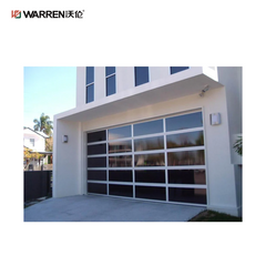 Warren 11x12 Automatic Roll Up Garage Door Exterior Door With Windows