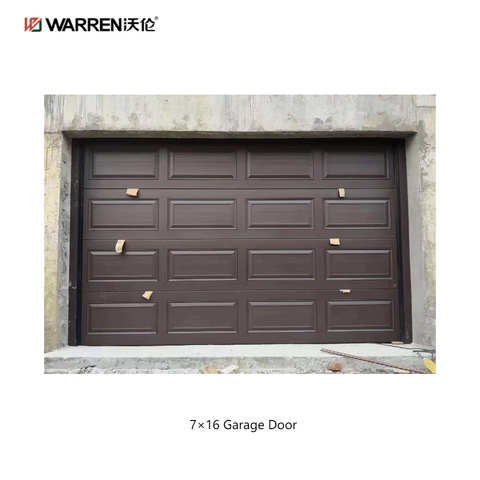 Warren 7x16 Garage Door Window Glass Black Double Garage Door