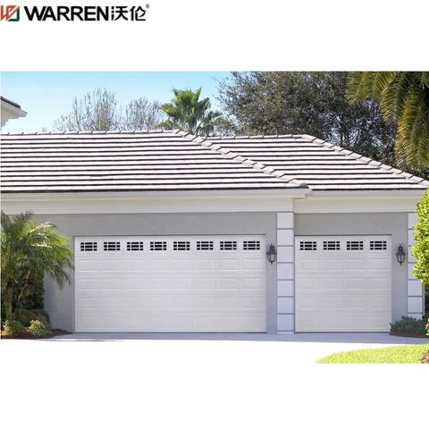 WDMA 12x12 Glass Garage Door 16' x 8' Garage Door Awning Over Garage Door