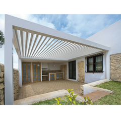 10x20 louvered roof pergola with patio aluminum canopy