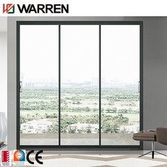 Aluminum kitchen cabinet sliding folding door glass slide windows doors system