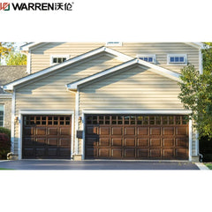 WDMA Garage Doors 16x8 Garage Doors 9x7 Clear Roll Up Garage Door Modern Aluminum