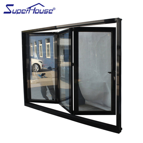 AAMA,Australia standard double glass/triple glass sliding folding patio doors on China WDMA