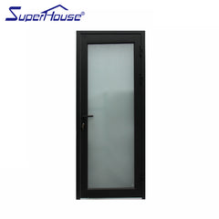 AAMA Single panel aluminum french doors exterior double tempered fiberglass shed doors on China WDMA