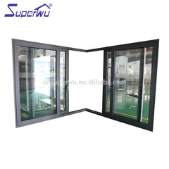 AAMA standard glass aluminum lift sliding door as security door on China WDMA