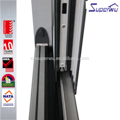 AAMA standard glass aluminum lift sliding door as security door on China WDMA