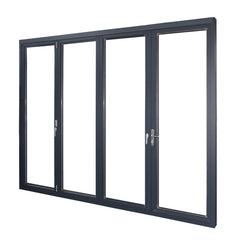 AS/NZS2047 AS/NZS2208 & AS/NZS1288 standard aluminum bi folding glass bathroom door with blind on China WDMA