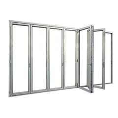 AS/NZS2047 AS/NZS2208 & AS/NZS1288 standard aluminum bi folding glass bathroom door with blind on China WDMA