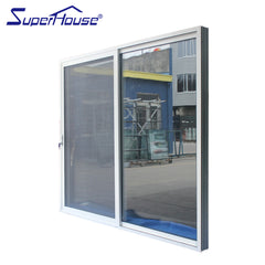 AS2047&American Florida approval thermal break double glass balcony exterior sliding glass door on China WDMA