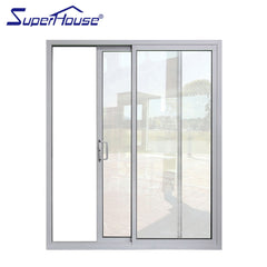 AS2047&CSA aluminum frame double glazed slim frame 3 panel sliding glass door on China WDMA