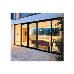 AS2047 & Florida approval thermal break double glass balcony exterior sliding glass door made in China on China WDMA