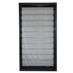 AS2047 standard custom sale modern aluminium frame durable glass louvre windows on China WDMA