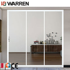 Aluminum kitchen cabinet sliding folding door glass slide windows doors system