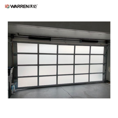 Warren 8x7 Glass Garage Door Garage With Black Doors