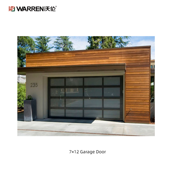 Warren 7x12 Bifold Glass Garage Door With Windows for Sale