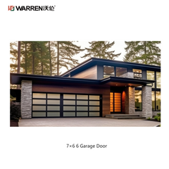 Warren 7x6 6 Insulated Glass Garage Doors for Sale With Side Windows