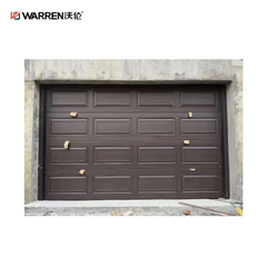 Warren 8x8 Exterior Garage Door With Window Black Garage Side Door