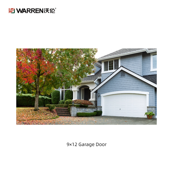 Warren 9x12 Double Aluminium Garage Doors With Glass Windows