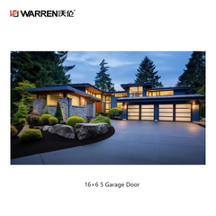 Warren 16x6 5 Electric Garage Roller Door With Modern Garage Windows