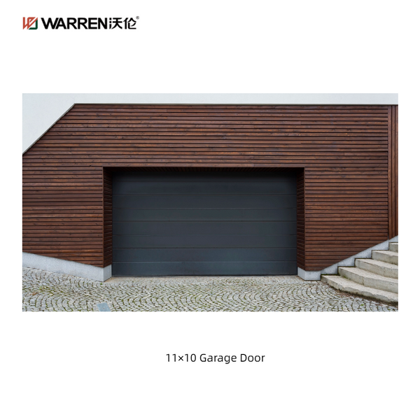 Warren 11x10 Automatic Folding Garage Doors With Windows for House