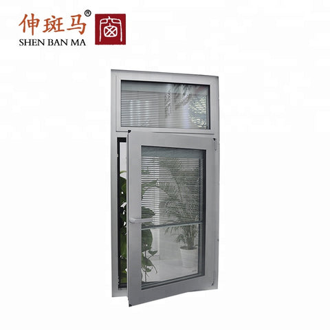 Adjustable Glass Horizontal Louver Window Aluminium Louvre Window on China WDMA