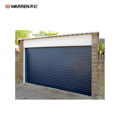 Warren 7x9 Black Glass Garage Door With Windows Exterior Door