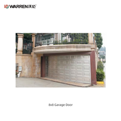 Warren 8x8 Exterior Garage Door With Window Black Garage Side Door