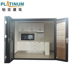 Alibaba China Bifold Doors With Tempered Glass on China WDMA