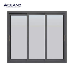 Aluminium 3 panel sliding door with bi fold screen on China WDMA