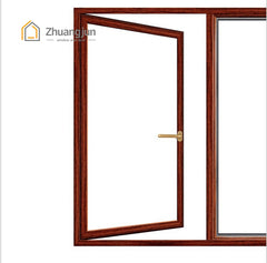 Aluminium Frame Tempered Glass Swing Window on China WDMA