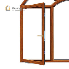 Aluminium Frame Tempered Glass Swing Window on China WDMA