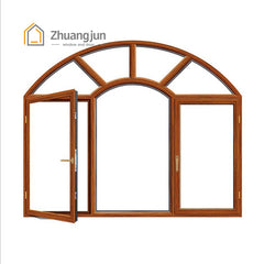 Aluminium Frame Tempered Glass Swing Window on China WDMA