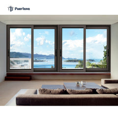 WDMA Best Selling 60x48 Windows - Aluminium Horizontal Sliding Storm Sash Door And Window Factories In Foshan China