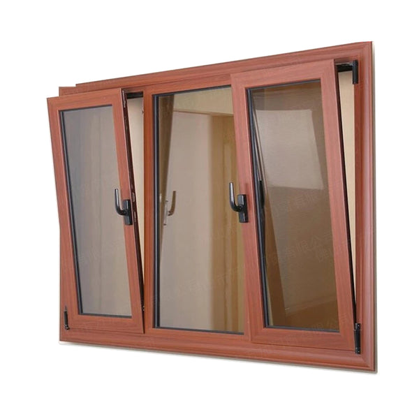 Aluminium Thermal Break Anti Theft Top Hung Windows Swing Double Hung Window on China WDMA