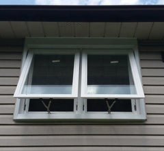 Aluminium Thermal Break Profile Cost-effective Awning Windows Double Glazed Made In China on China WDMA