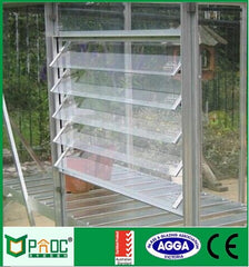 Aluminium Window Louver With Glass With Cheap Price PNOC006GLW on China WDMA