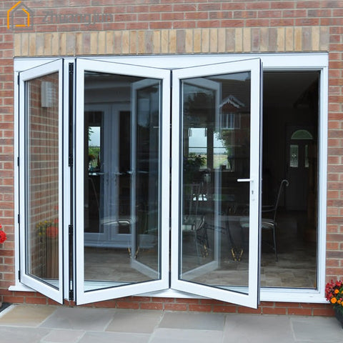 Aluminium Window and Doors Aluminium Double Glass Folding Door on China WDMA