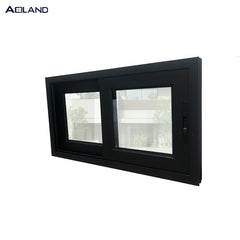 Aluminium black small sliding window Euro system hot sale Shanghai factory on China WDMA