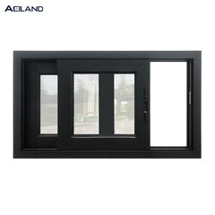 Aluminium black small sliding window Euro system hot sale Shanghai factory on China WDMA