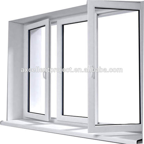 Aluminium casement window with door to door installation on China WDMA