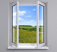 Aluminium casement window