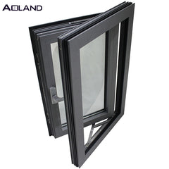 Aluminium casement windows double glaze casement window on China WDMA