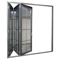 Aluminium folding exterior glass doors on China WDMA