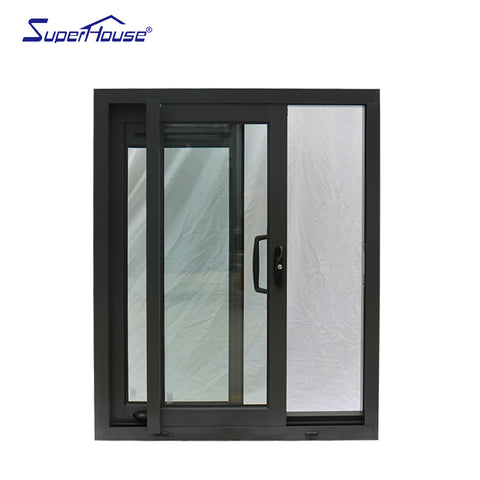 Aluminium frame customized Philippines glass sliding windows for commercial on China WDMA