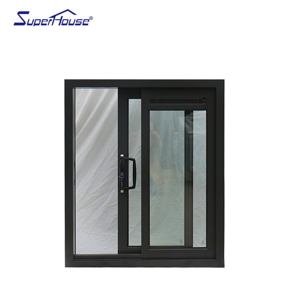 Aluminium frame customized Philippines glass sliding windows for commercial on China WDMA